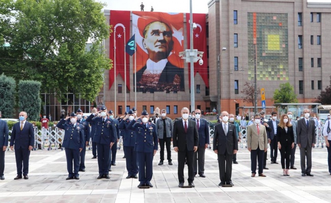Atatürk’ün Eskişehir’e ilk gelişinin yıl dönümü törenle kutlandı