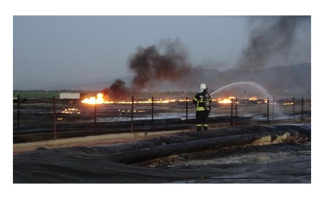 Biogaz enerji tesisinde yangın ve patlama