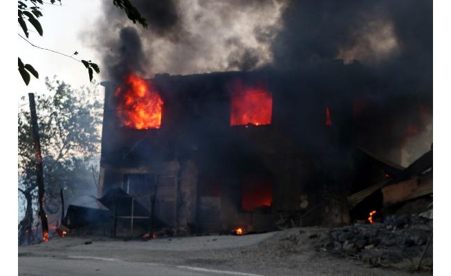 Kozan'da orman yangının acı tablosu sabah ortaya çıktı 