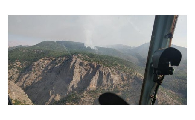 OGM: Tunceli'de 2 helikopter ve 1 uçakla yangına müdahale sürüyor 
