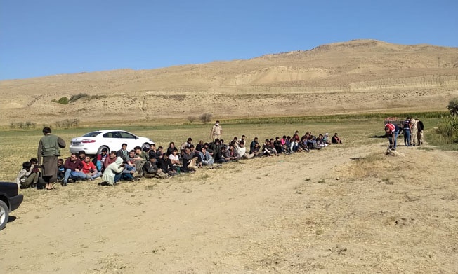 Van'da 71 kaçak göçmen ve 2 organizatör yakalandı