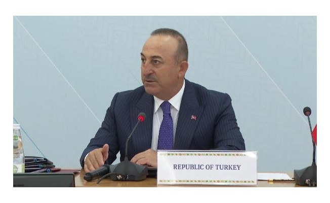 Bakan Çavuşoğlu, Ekonomik İşbirliği Teşkilatı Dışişleri Bakanları Toplantısı’nda konuştu