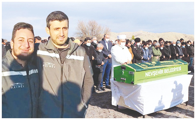 Bursa'daki kazada ölen uçak mühendisi, Nevşehir'de toprağa verildi 