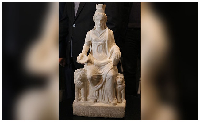 60 yıl sonra yurda getirilen Kybele heykeli, yeni müzede sergilenecek