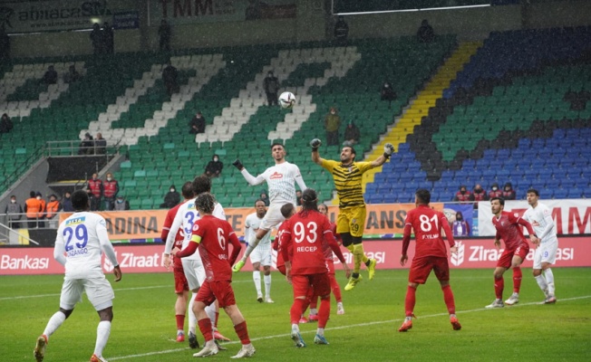 Çaykur Rizespor - Ankaraspor: 0-1