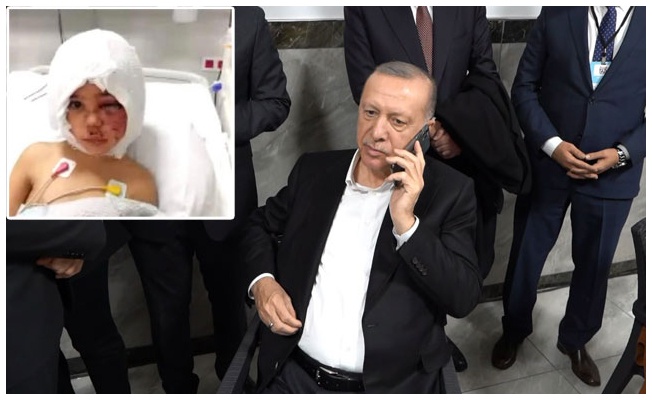 Cumhurbaşkanı Erdoğan, pitbull saldırısında yaralanan Asiye'nin babası ile görüştü