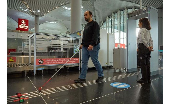 İstanbul Havalimanı'nda engelli yolcuların seyahatleri daha kolay hale geldi 