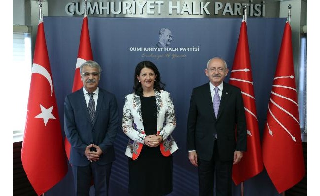 Kılıçdaroğlu, HDP'li Buldan ve Sancar ile görüştü