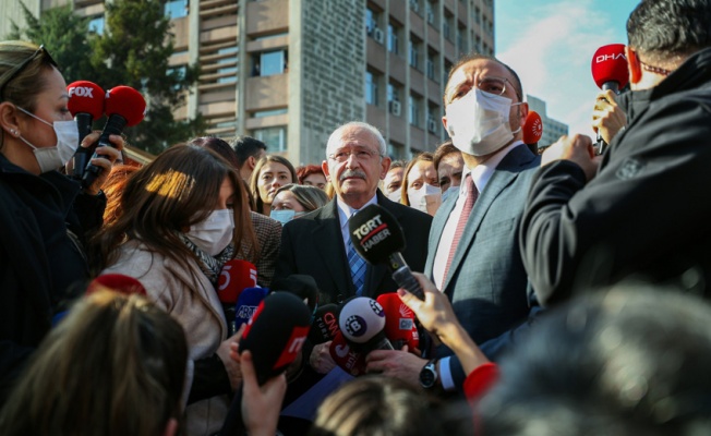 Kılıçdaroğlu'ndan randevusu kabul edilmeyen MEB önünde açıklama