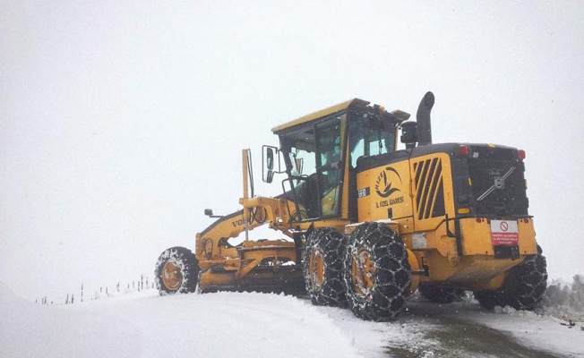 Doğu Karadeniz'de 221 köy yolu kardan kapandı