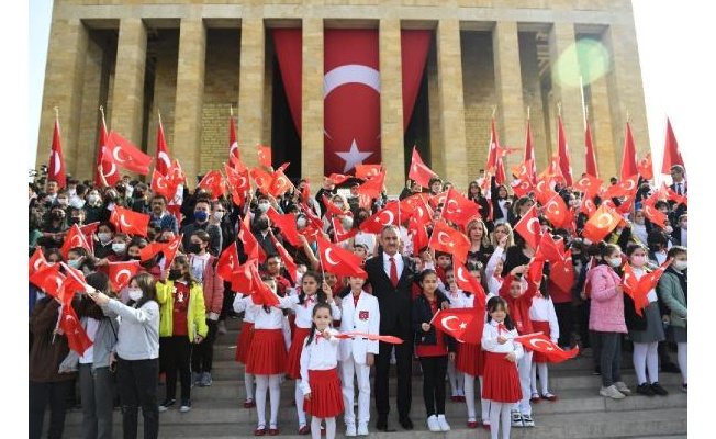 Ankara'da 23 Nisan coşkusu