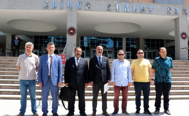 Edirne'de TÜRK Eğitim Sen'den HDP'li Garo Paylan hakkında suç duyurusu