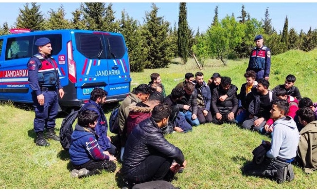 Kırklareli'de 156 kaçak göçmen yakalandı; 6 organizatöre tutuklama