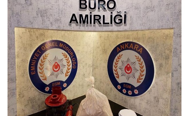 Ankara'da 6 kilo eroin ele geçirildi, 3 gözaltı