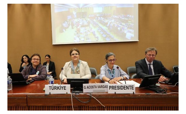 Bakan Yanık, Cenevre’de Türkiye’nin kadına yönelik şiddetle mücadelesini anlattı