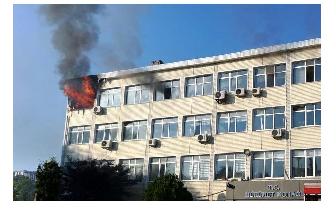 Çerkezköy Hükümet Konağı'nda yangın