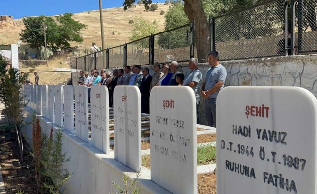 Mardin'de 35 yıl önce PKK'lı teröristlerin şehit ettiği 30 sivil anıldı