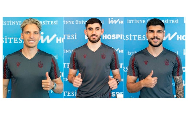 Trabzonspor’un 3 yeni transferi sağlık kontrolünden geçti