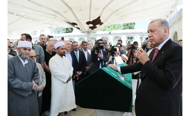 Cumhurbaşkanı Erdoğan, Hacı Nimet Kaya'nın cenazesine katıldı 