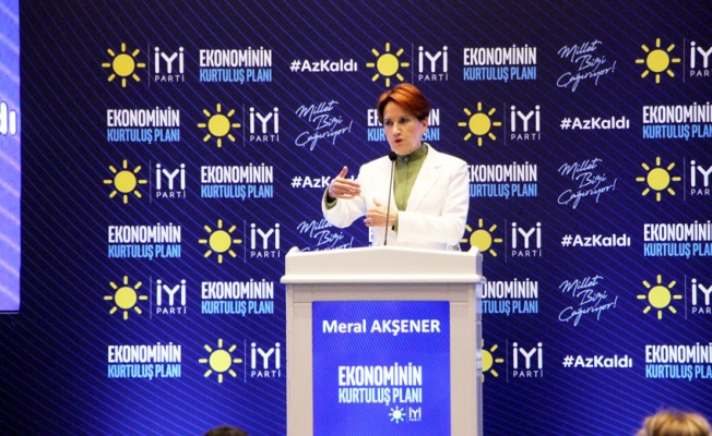 Akşener partisinin "ekonomi" toplantısında konuştu