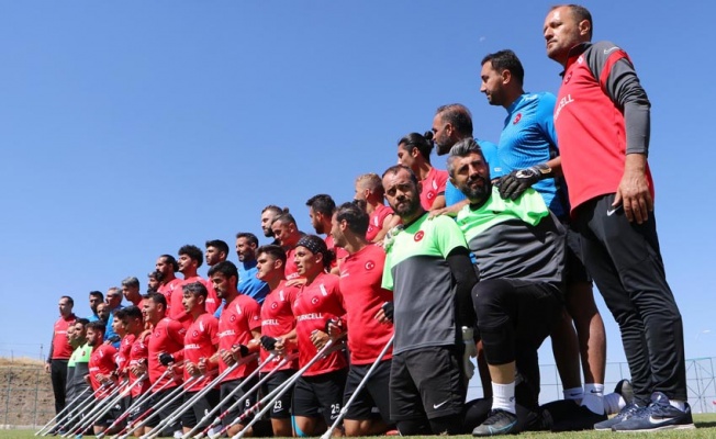 Ampute Milli Takım, Dünya Şampiyonası öncesinde Erzurum'da kampa girdi