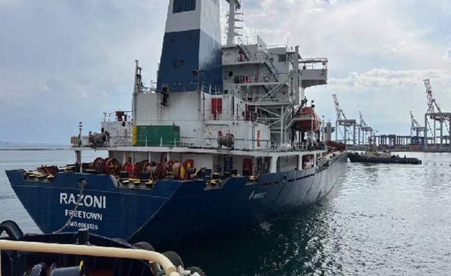 BM Ankara Ofisi: Tahıl gemisi, yarın Türkiye'de teftiş edilecek