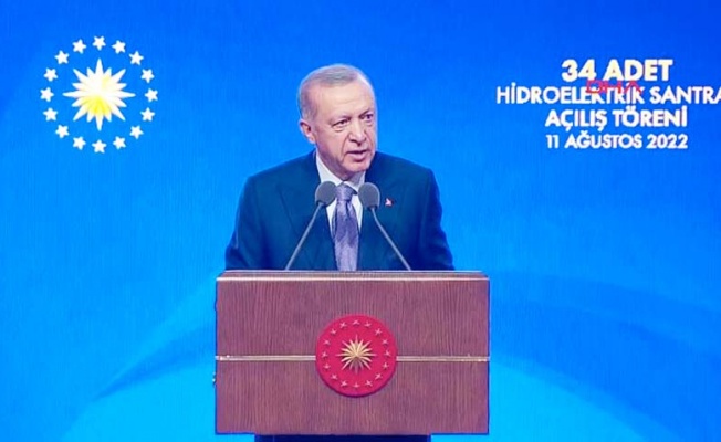 Cumhurbaşkanı Erdoğan: Hidroelektrik yatırımları seferberliği başlattık