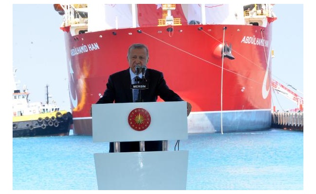 Erdoğan: Abdülhamid Han'ı yeni sondaj noktamız Akdeniz'e gönderiyoruz