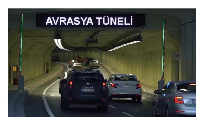 Avrasya Tüneli'nden 67 bin 982 araçla günlük araç geçişi rekoru kırdık