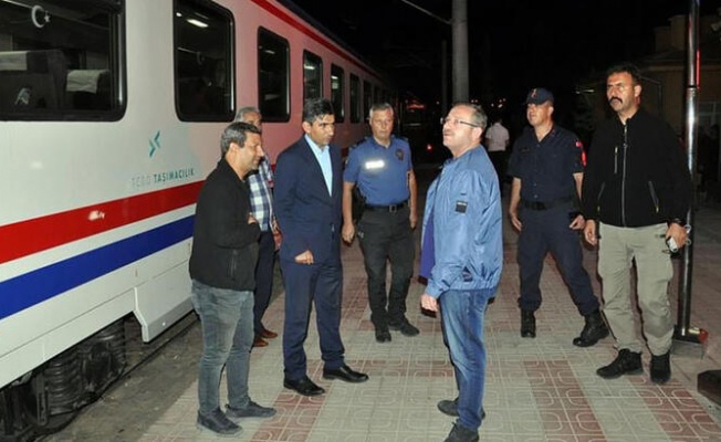 Yozgat'ta Doğu Ekspresi'nin vagonu raydan çıktı