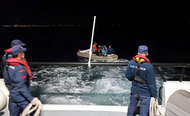 Bodrum'da Yunanistan'ın geri ittiği 9 göçmen kurtarıldı
