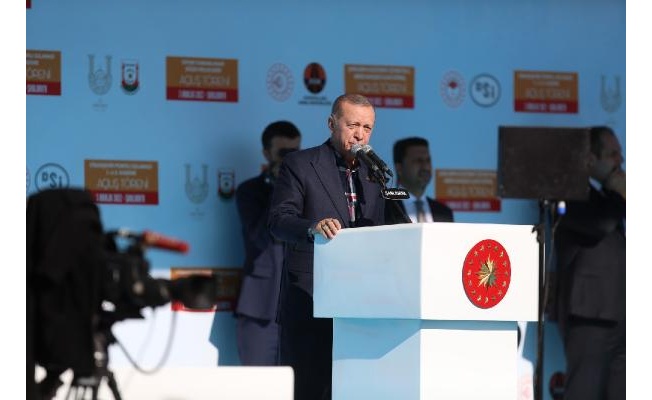 Erdoğan: Güvenlik şeridini tamamlayacağız, terör koridoruna izin vermeyeceğiz