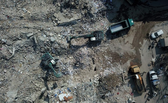 Kahramanmaraş'ta 468 bin ton enkaz kaldırıldı